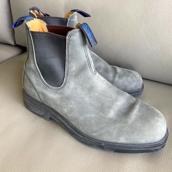 Blundstone AU 6.5 Winter Thermal Dress Chelsea boots rustic black sheep insoles - Picture 1 of 16